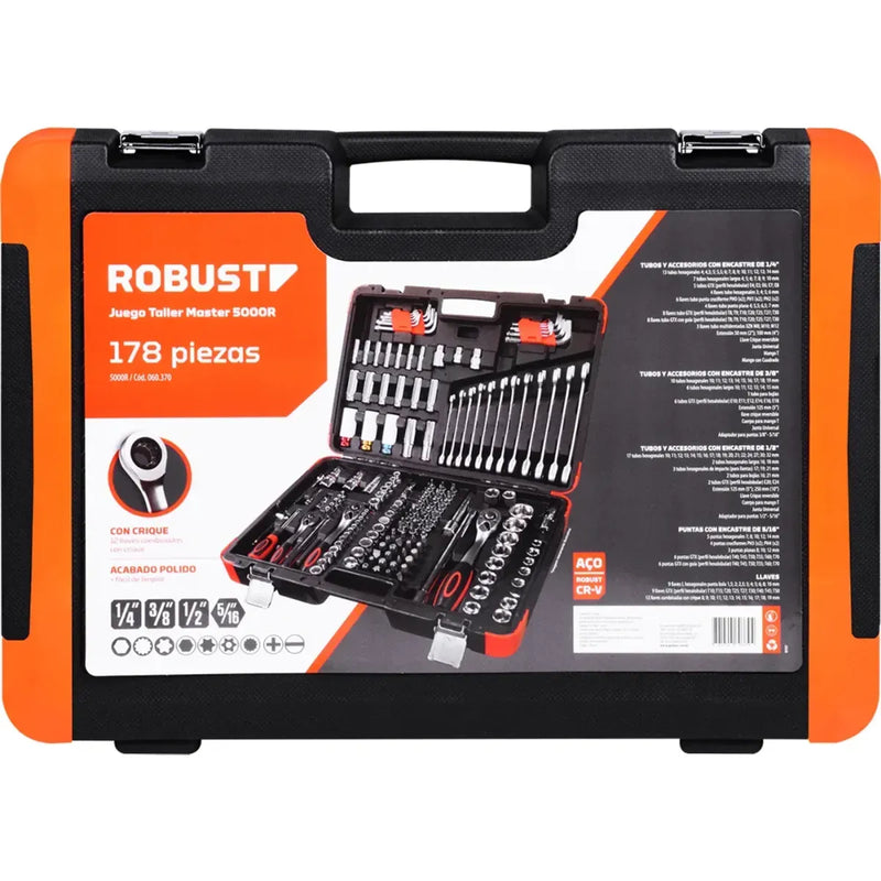 Atornillador DeWalt con Dos Baterías + Regalo: Un Kit de 178 Herramientas ROBUST [SÓLO QUEDAN 13 UNIDADES]