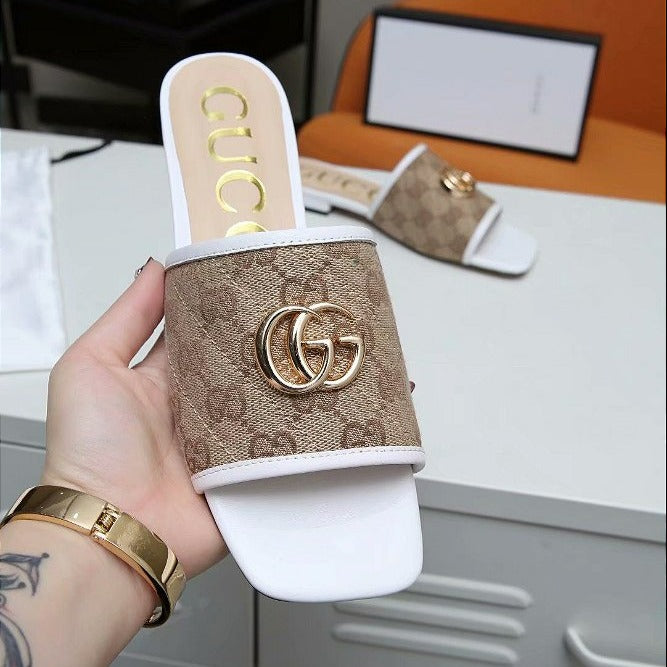 SANDALIA PLANA REF. GUCCI  brillante