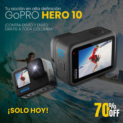 Kit Con 2 GoPro Hero 10 | Paga 1 y Llévate 2 - Prueba Nuestros Productos en Tu Casa