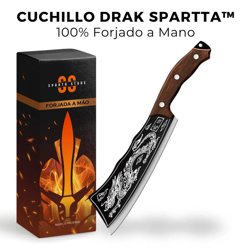 Cuchillo Japonés Forjado a Mano • Cuchillo Drak Spartta™