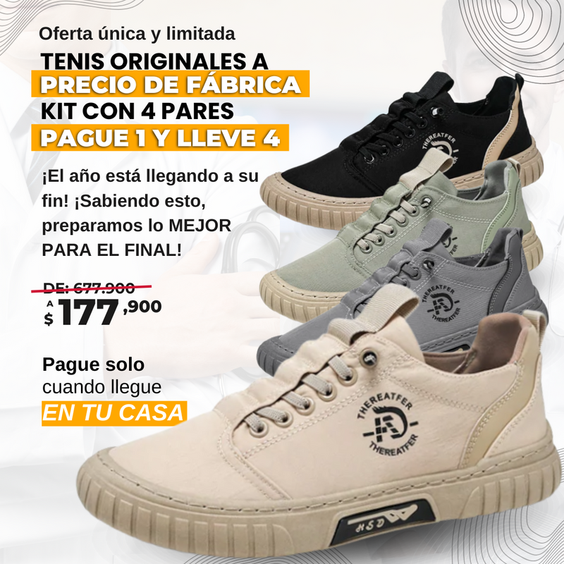 Kit Con 4 Pares en Promoción. LIGEMAN® - Oferta Única y Limitada