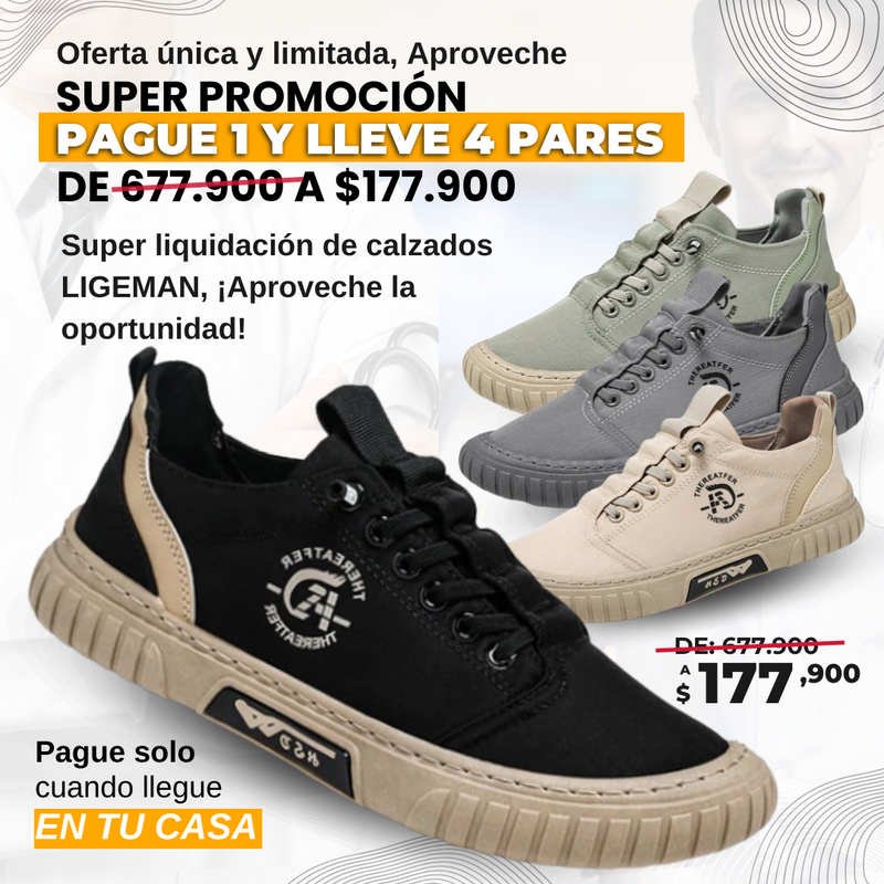 Kit Con 4 Pares en Promoción, LIGEMAN® / Oferta Única y Limitada