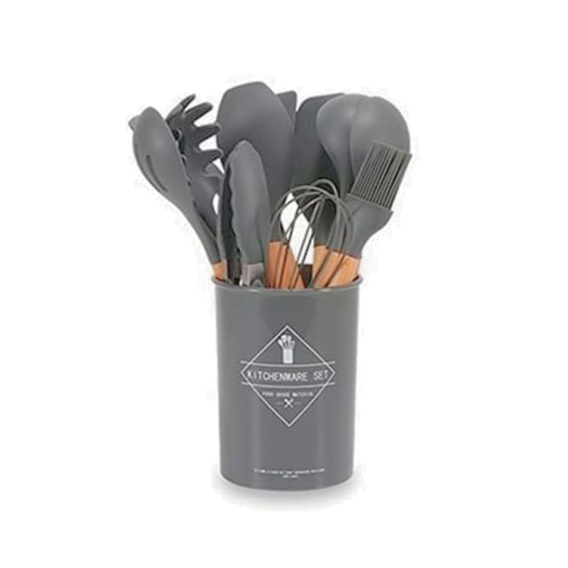 Set Cocina 12 Utensilios Silicona Kit