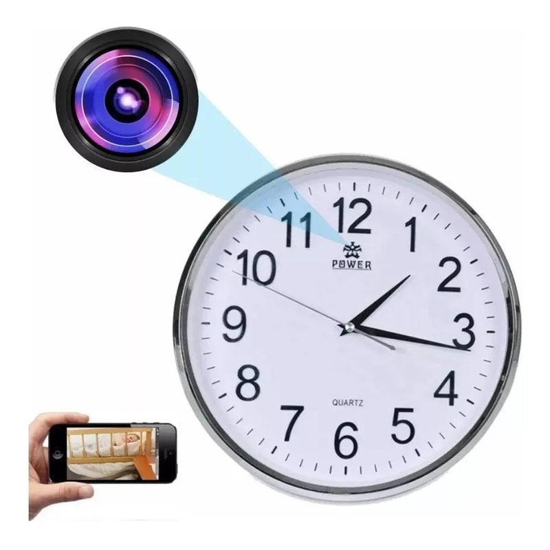 Camara Mini Espía Reloj De Pared 1080hd