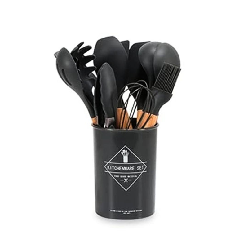 Set Cocina 12 Utensilios Silicona Kit