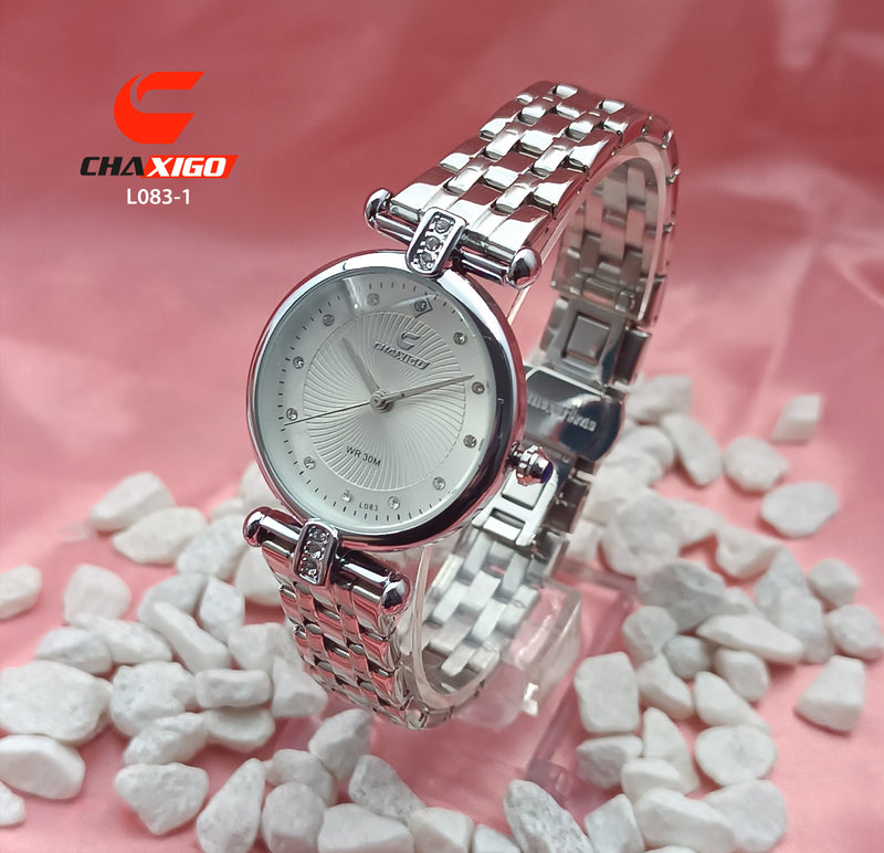 L083 RELOJ CHAXIGO TIPO JOYA METAL DAM